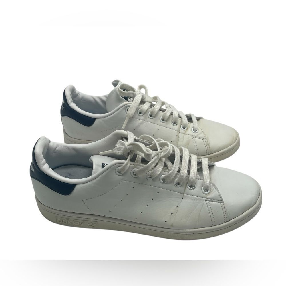 Adidas Originals Stan Smith Cloud White Navy Mens Casual Sneakers FX5501 SZ 9